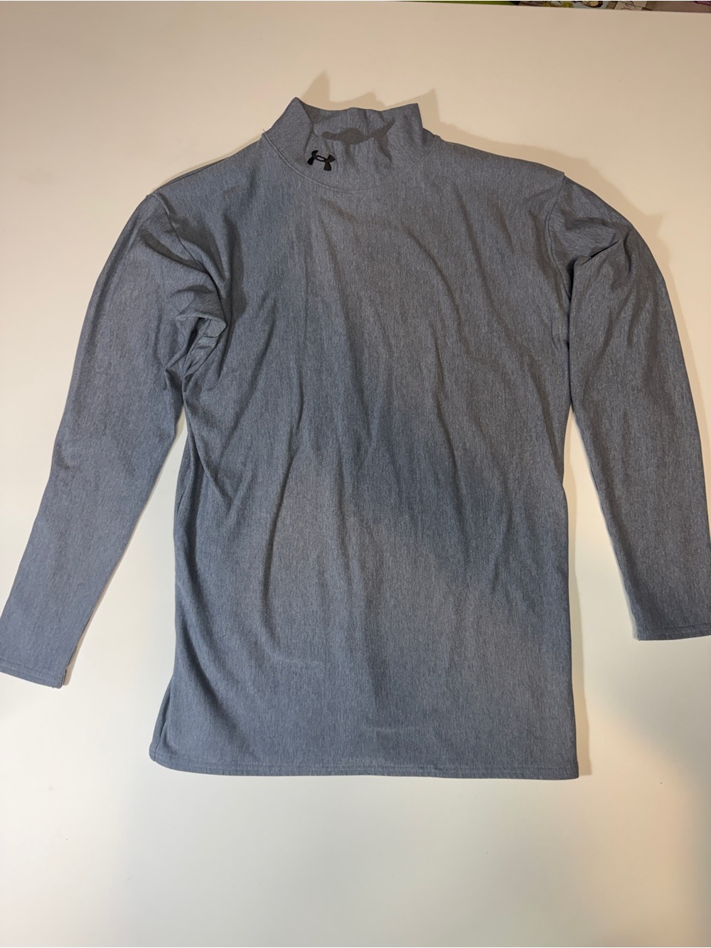 Under Armour Heather Grey Performance Mock Neck
